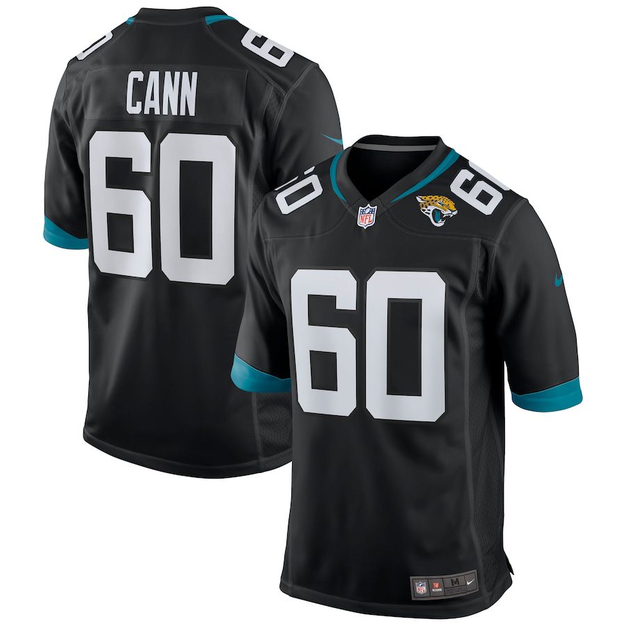 Men Jacksonville Jaguars #60 A.J. Cann Nike Black Game NFL Jersey